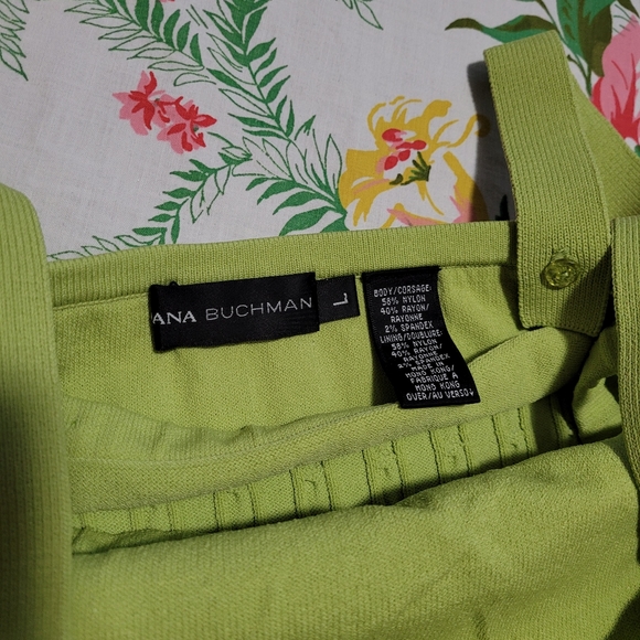 Green cable knit lime greeb tube top boob tube - Picture 8 of 8